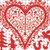 Christmas Heart Red